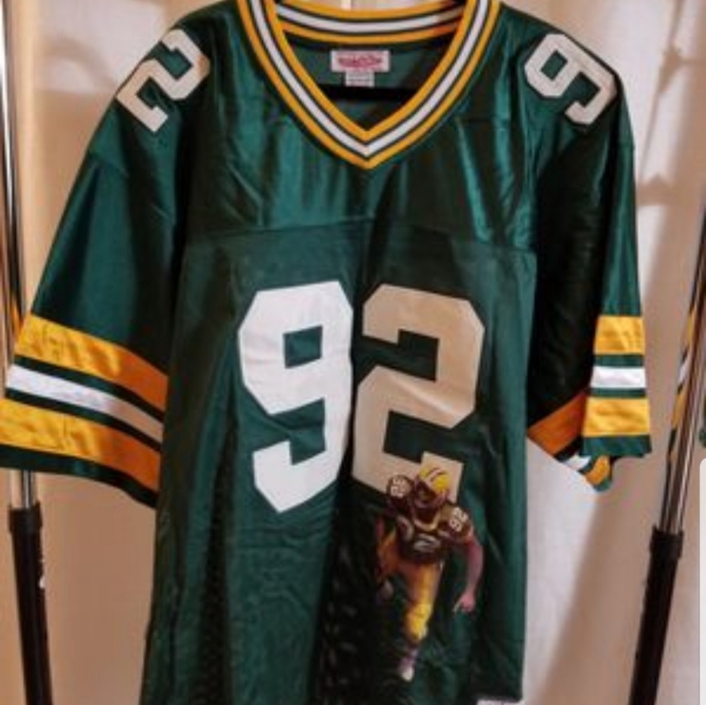 Authentic Reggie White Mitchell & Ness Throwback J